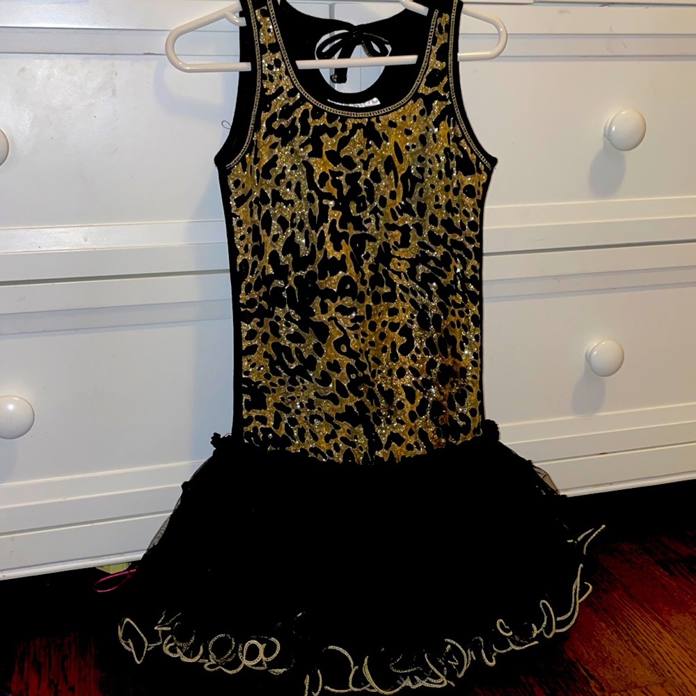 EUC black and gold Ooh La La Couture Dress